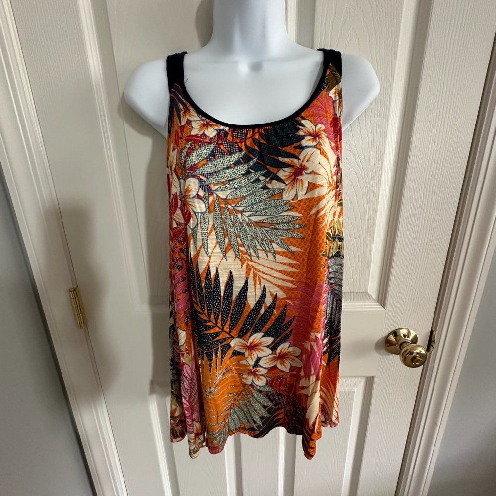 Cable and Gauge Tank Top Blouse